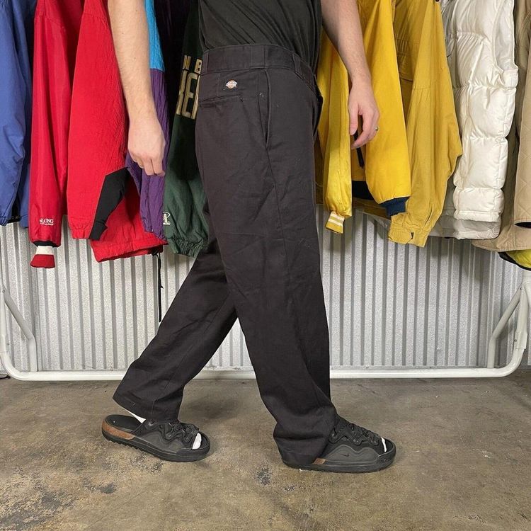 Dickies Dickies Trousers Original Fit Carpenter Workwear Pants, Black, Mens 40x30 product image