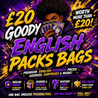 English Pokémon Packs Bags