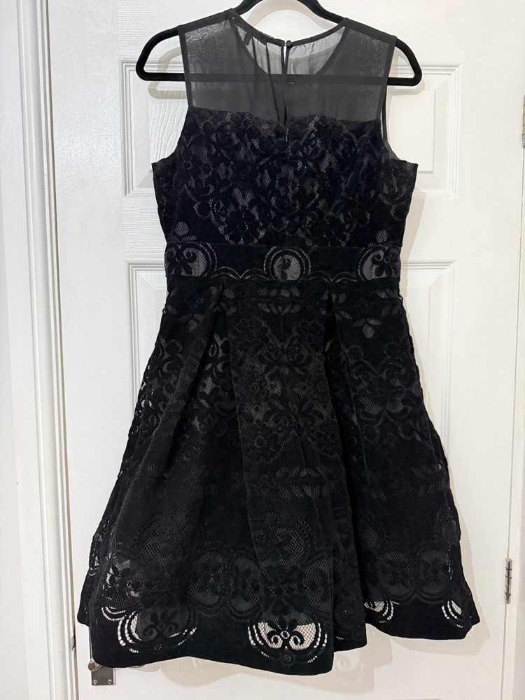 Next Black Lace Dress image 3