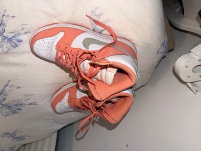 Orange And White Sneakers
