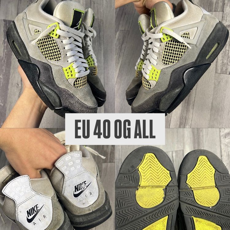 JORDAN 4 NEON 40 OG ALL