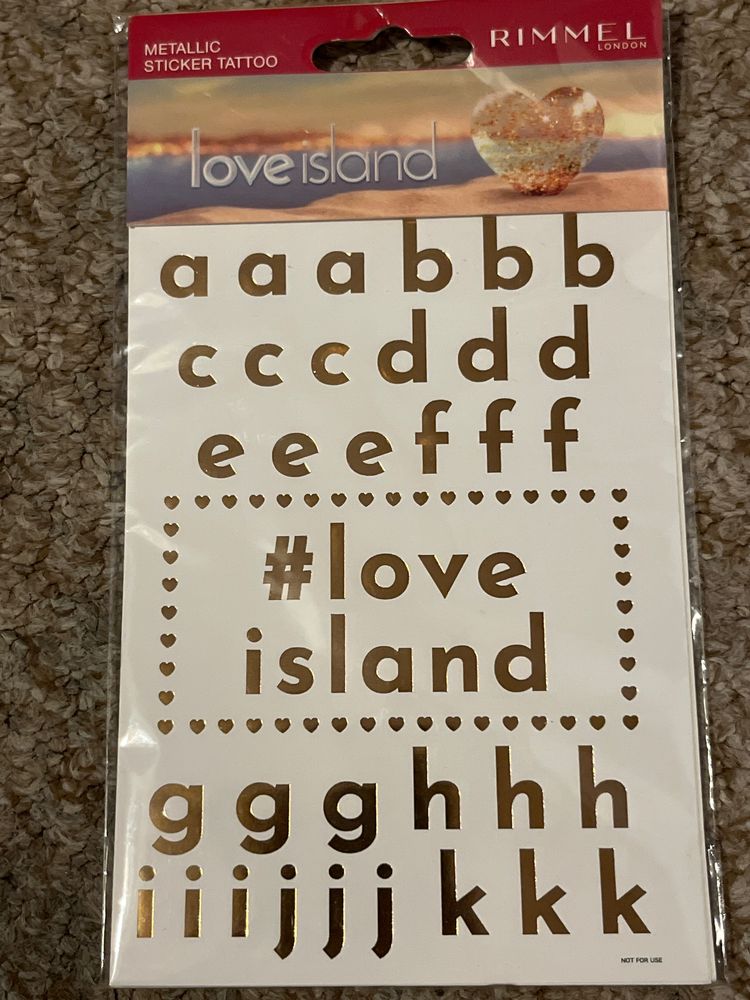 Metallic Sticker Tattoo