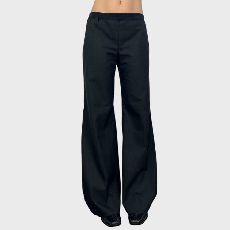 Cop Copine Black Wide Leg Trousers - M/L