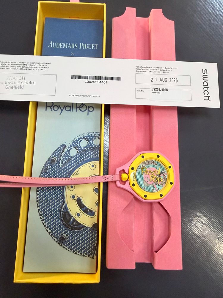 Audemars Piguet X Swatch Royal Pop Watch imagen 6