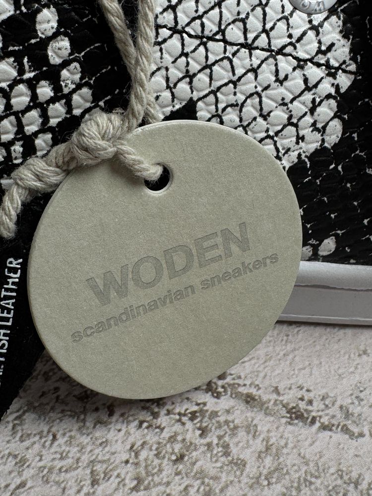 Woden Jane Snake Sneakers - Size 6 image 4
