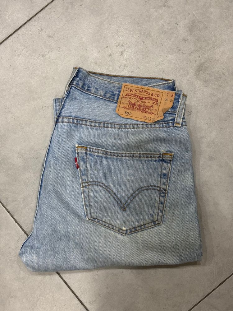 Other Levi'S 501 32x30  Light Blue Denim Jeans product image