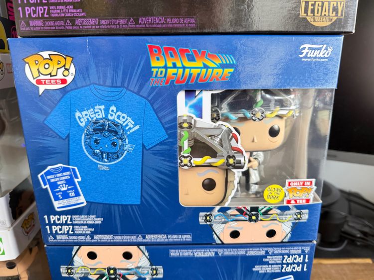 Funko Pop! Tees Back To The Future Great Scott T-Shirt And Figure Set