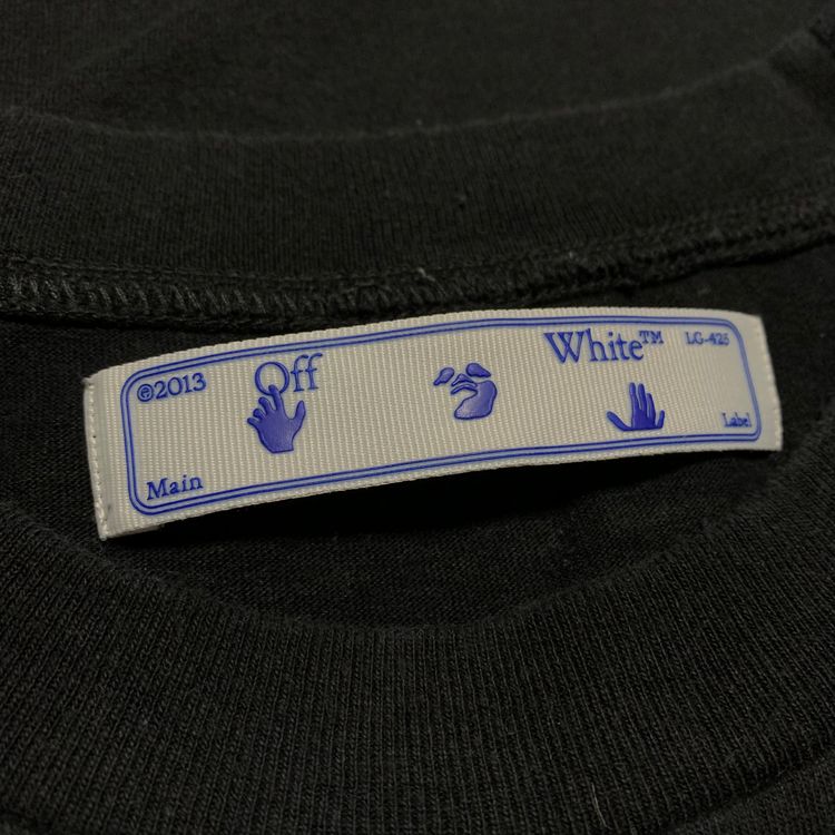 Off White Medium Trellis Worker Black Tee Virgil Abloh image 4