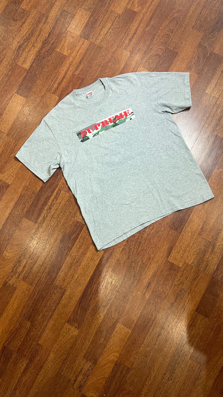 Supreme Grey T-Shirt Hardcore M Usata