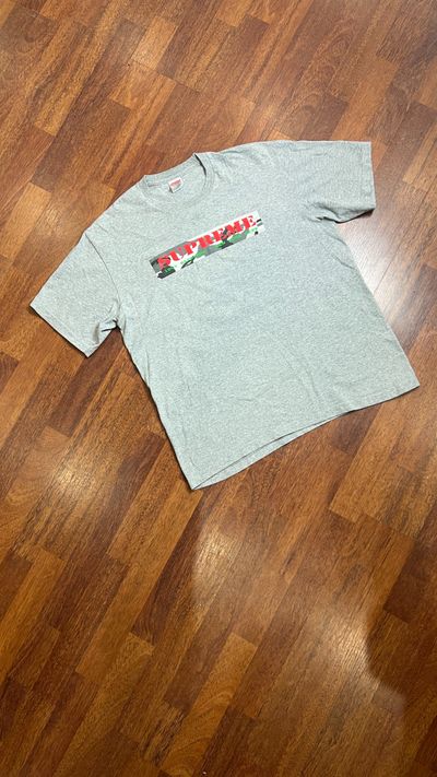 Supreme Grey T-Shirt Hardcore M Usata