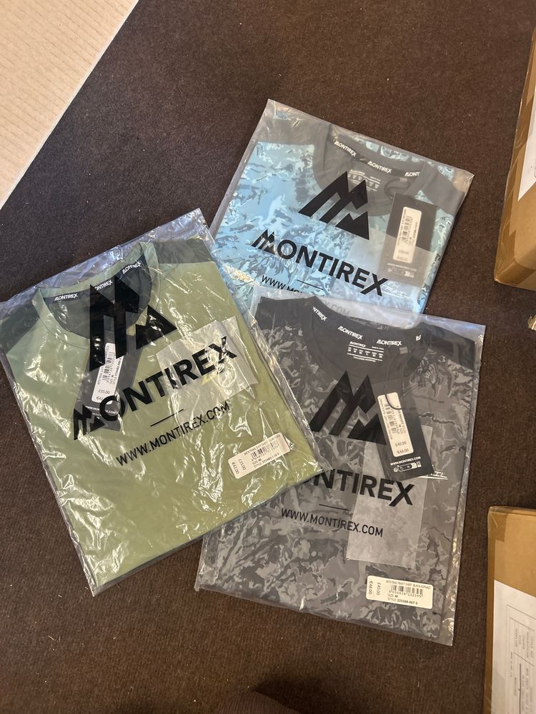 Montirex T-Shirts x3 - £120RRP