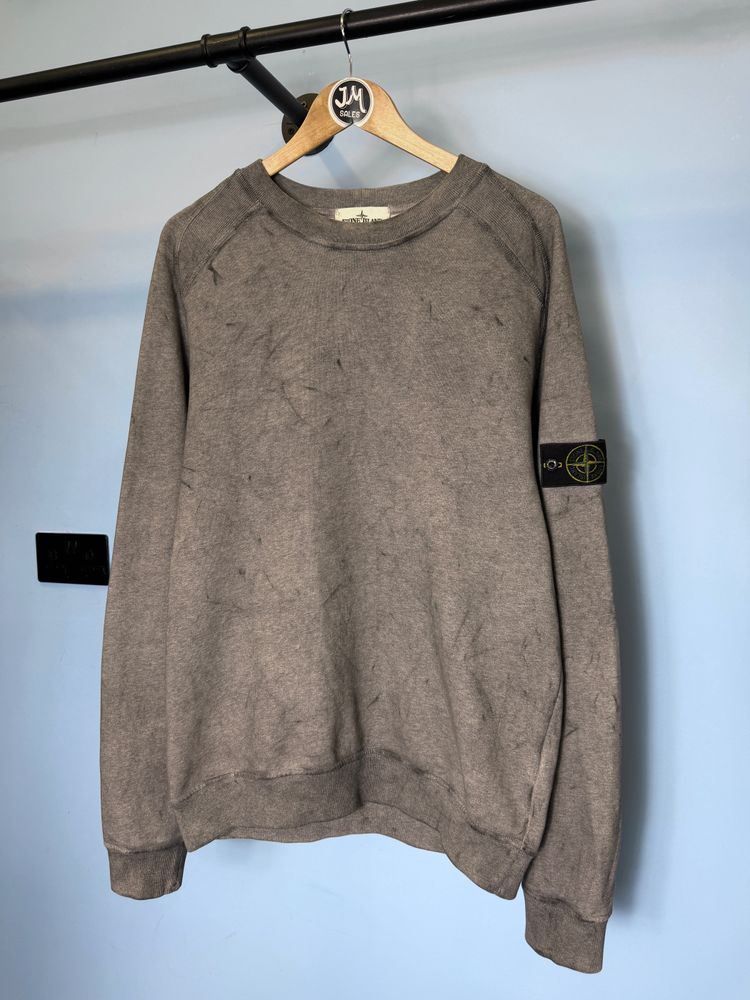 XL Stone Island Grey Dust Crewneck Sweatshirt Jumper image 1