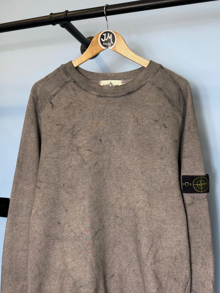 XL Stone Island Grey Dust Crewneck Sweatshirt Jumper imagen 2