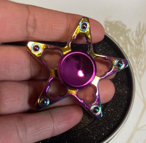 Metal Star-Shaped Fidget Spinner image 2