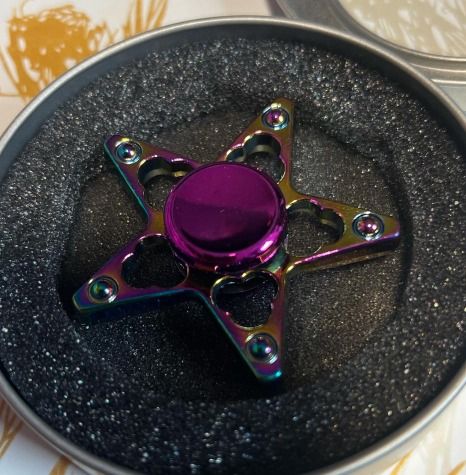 Metal Star-Shaped Fidget Spinner