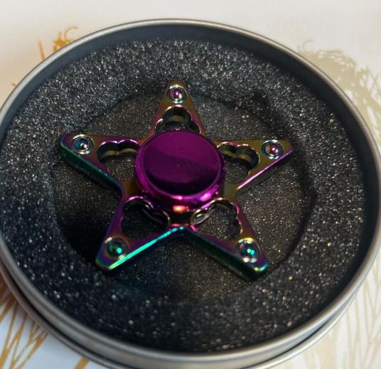 Metal Star-Shaped Fidget Spinner image 3