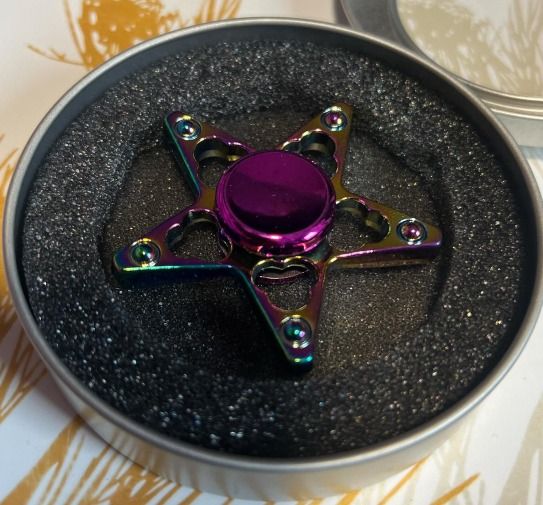 Metal Star-Shaped Fidget Spinner image 4