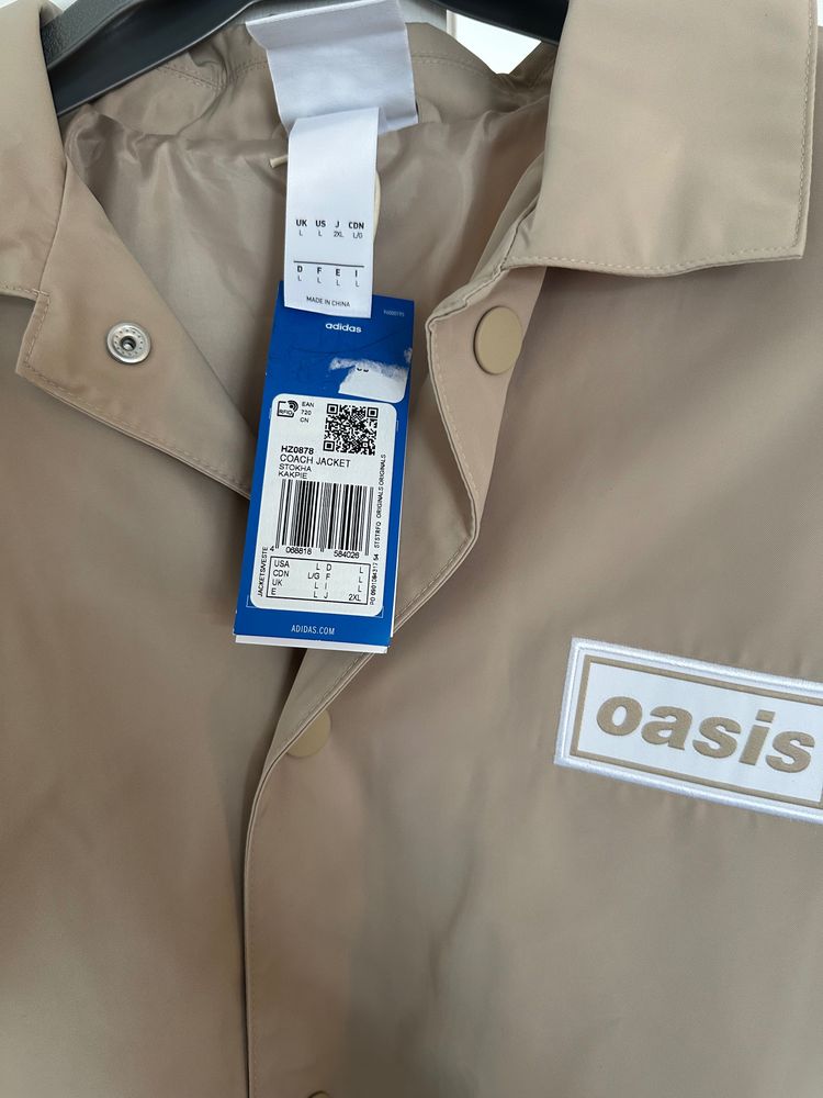 Adidas x Oasis Live ‘25 Coach Jacket 2