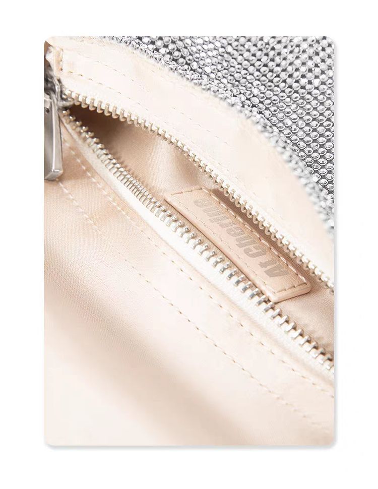 Silver Chain Shoulder Bag Purely handmade image 3