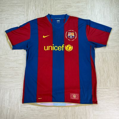 Nike FC Barcelona 2007-2008 50th anniversary home shirt (XXL)