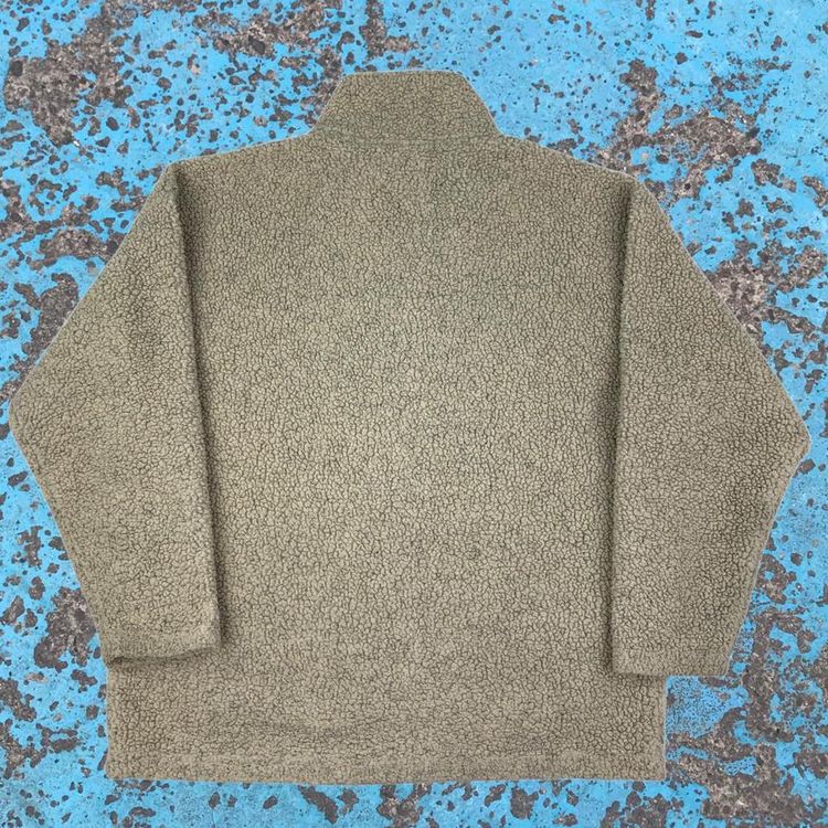 WPS Boardwear 90s Vintage Retro Surfer Borg Fleece Cream Medium 3
