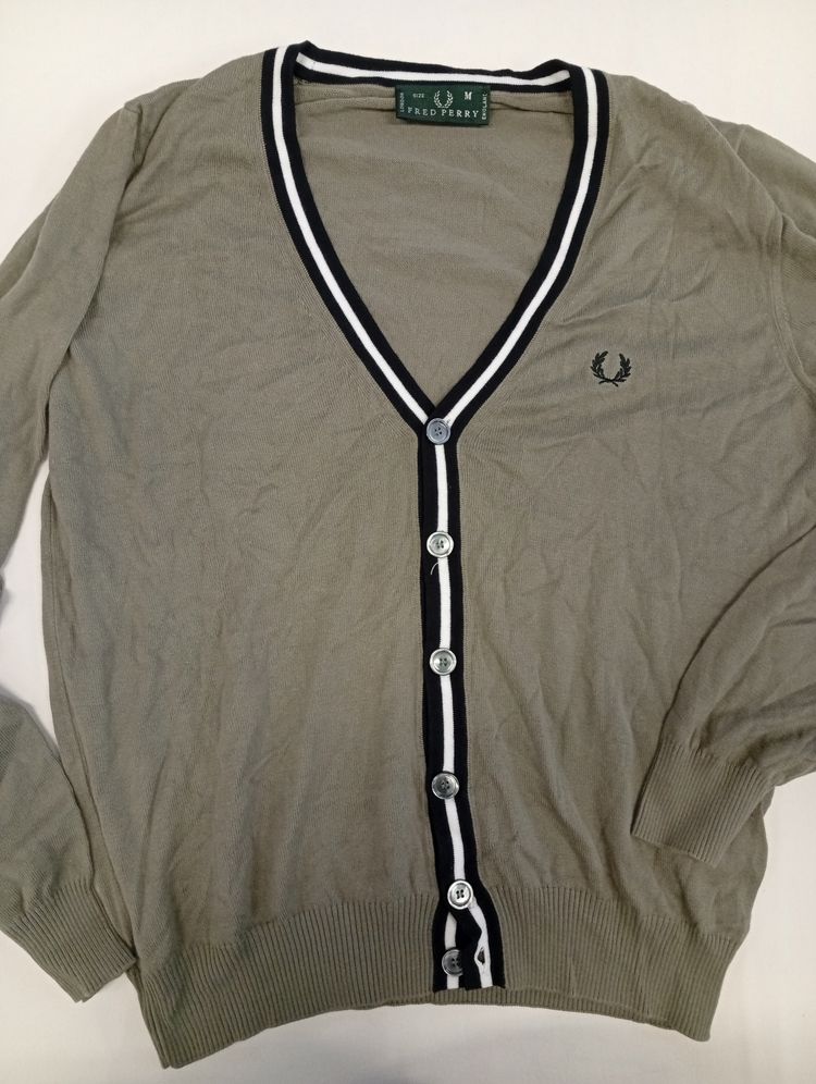 Fred Perry Cardigan Sweater