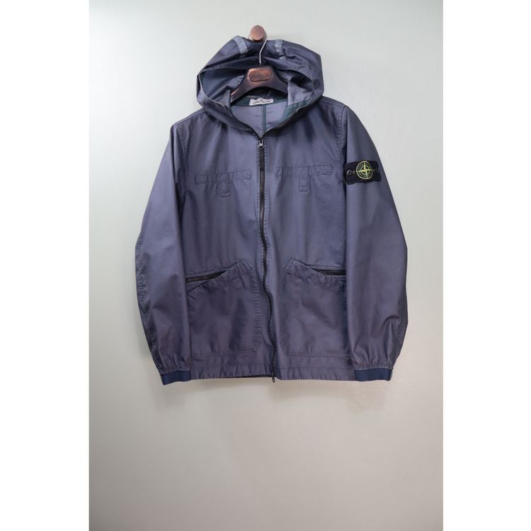 Stone Island Navy Aggressive Gommato Jacket