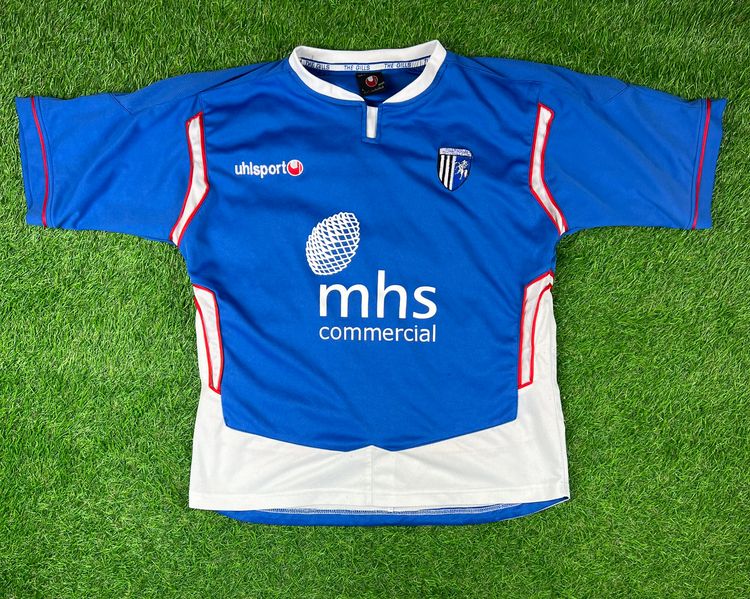 Uhlsport Gillingham 2006/2007 home football shirt- uhlsport- size large  product image