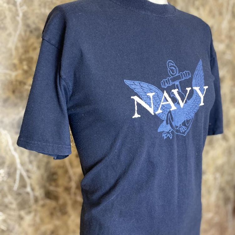 Vintage Champion Navy T-shirt y2k 2
