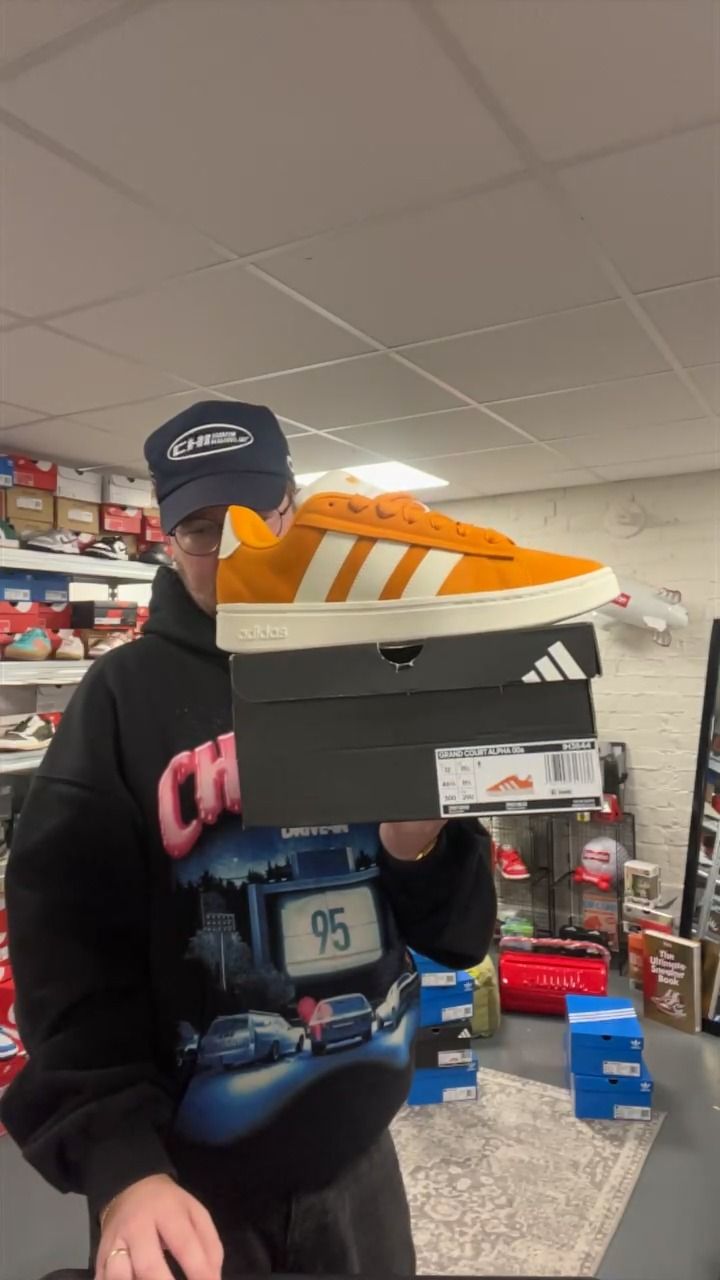 Alpha Industries Addias Grand Court Alpha Orange UK 11.5 NEW FULL BOX  product image