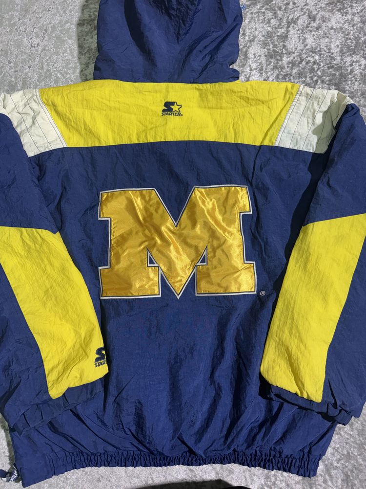 Starter Colorblock Jacket With Large M Logo obraz 1