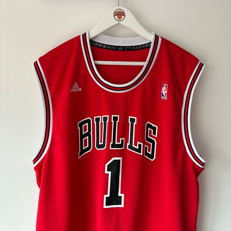 Chicago Bulls Derrick Rose Adidas jersey - XL image 1