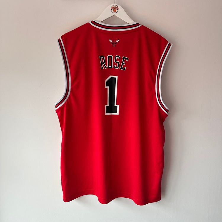 Chicago Bulls Derrick Rose Adidas jersey - XL image 5