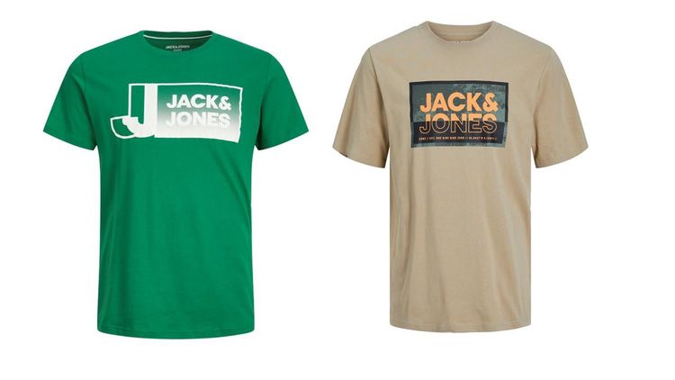 Jack & Jones Twin Pack Short Sleeve Printed Tee Size 1XL image 8
