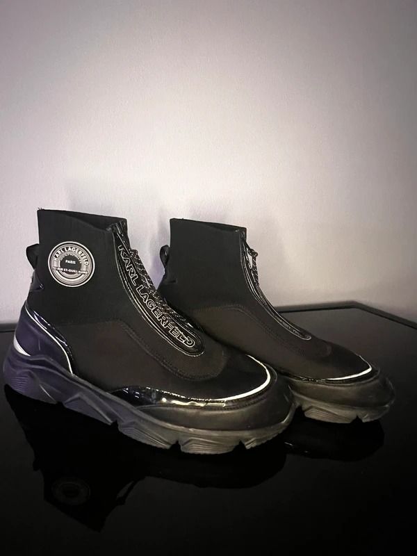 Karl Lagerfeld Black Ankle Boots