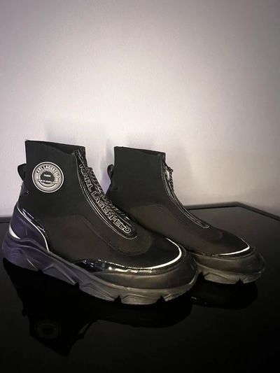 Karl Lagerfeld Black Ankle Boots