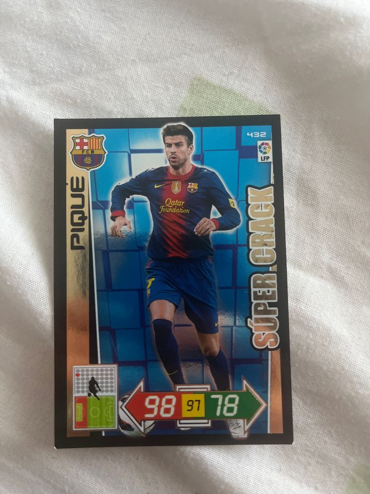 Barcelona Pique Soccer Trading Card