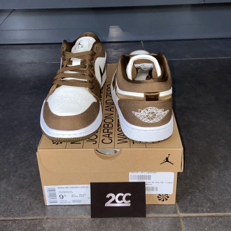 - Jordan 1 Low SE Light Olive (W) image 3
