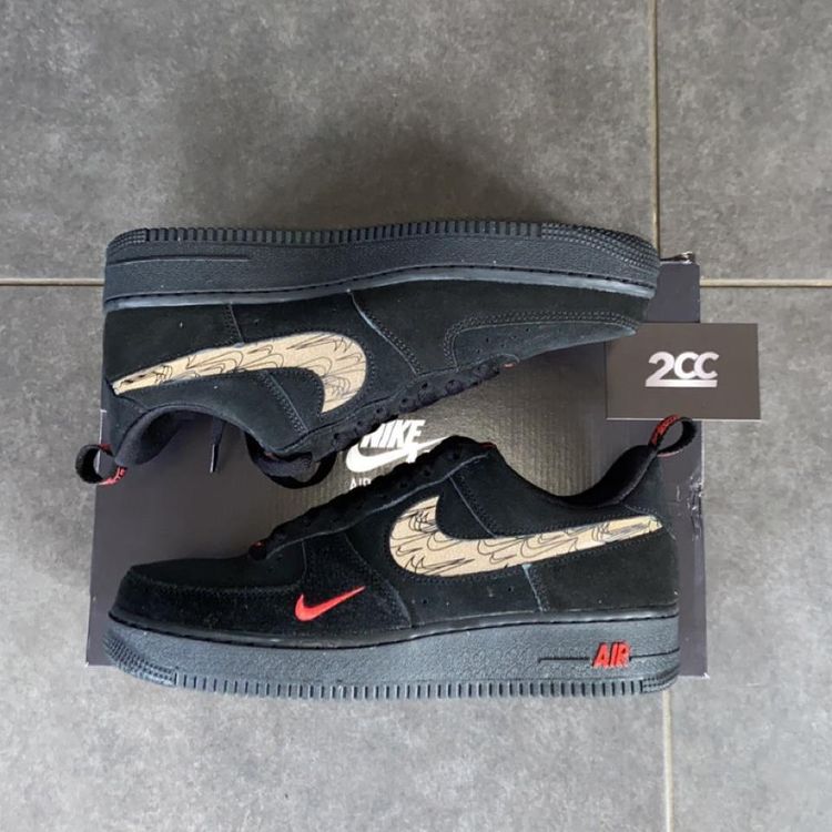 Nike - Nike Air Force 1 Low Multi-Swoosh Black product image