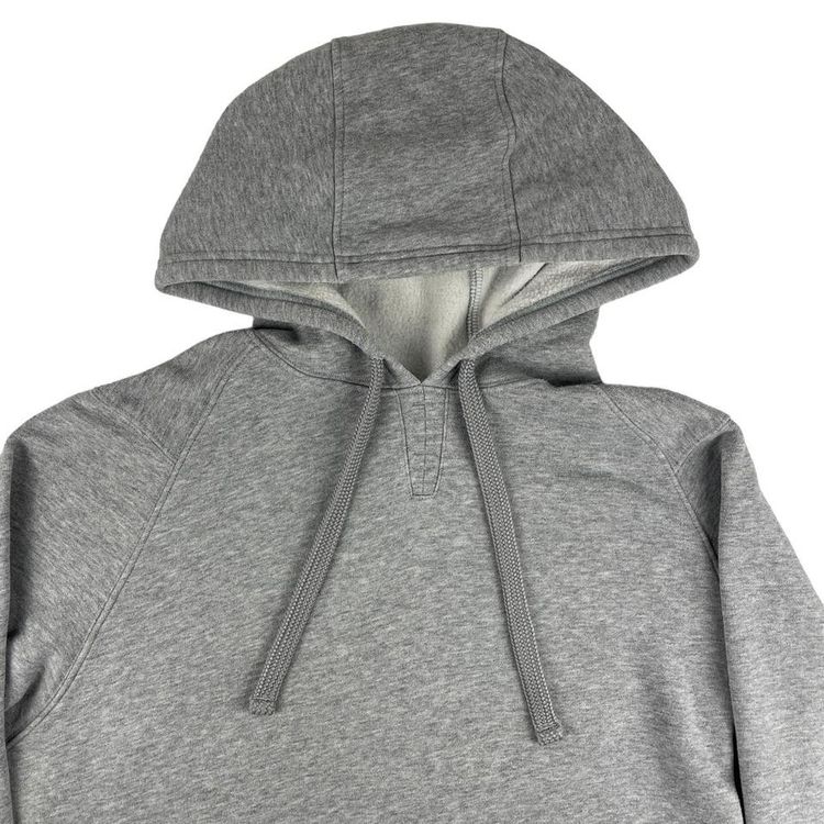 Y2K Vintage Reebok Embroidered Centre Logo Hoodie Grey XL 2