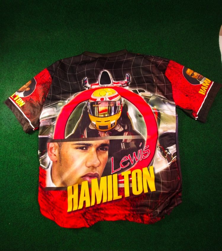 Lewis Hamilton Graphic Racing Shirt imagen 2