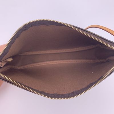 Borsa Louis Vuitton Pochette Accessoires in Tela Monogram Marrone 2