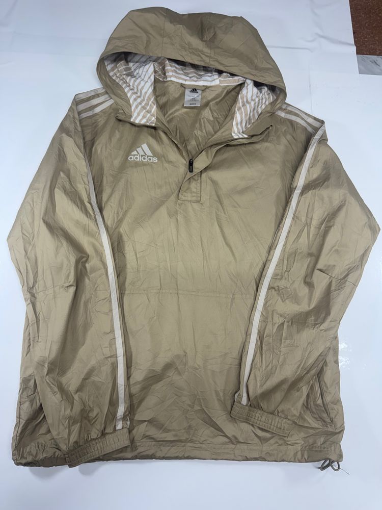 Adidas Originals Adidas Beige Hooded Windbreaker Jacket product image