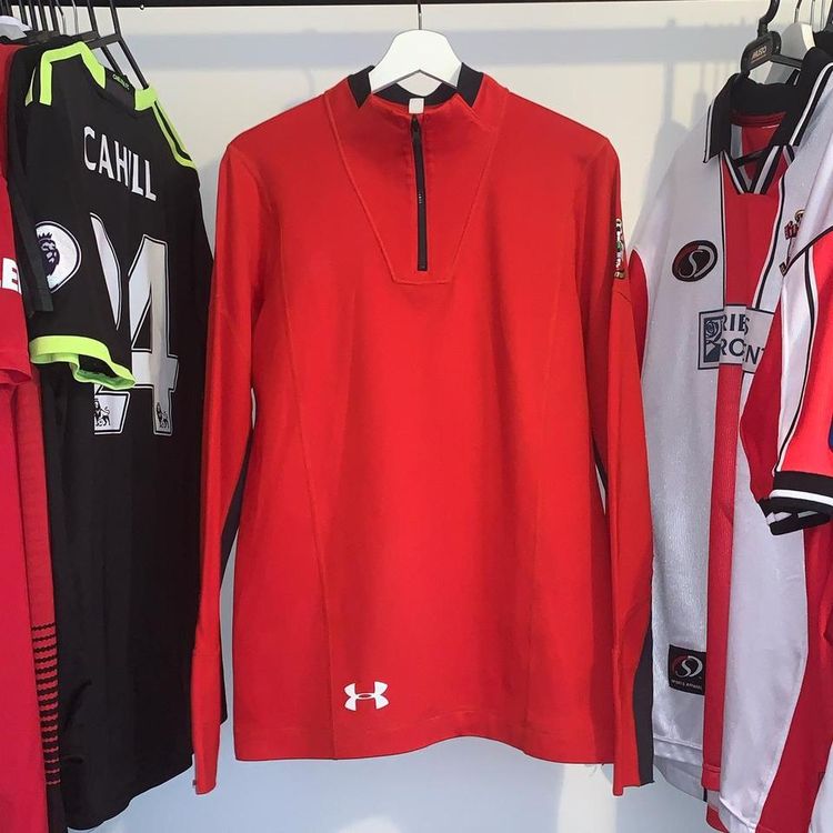 Southampton 2020/21 Under Armour Football Training Quarter Zipper image 1
