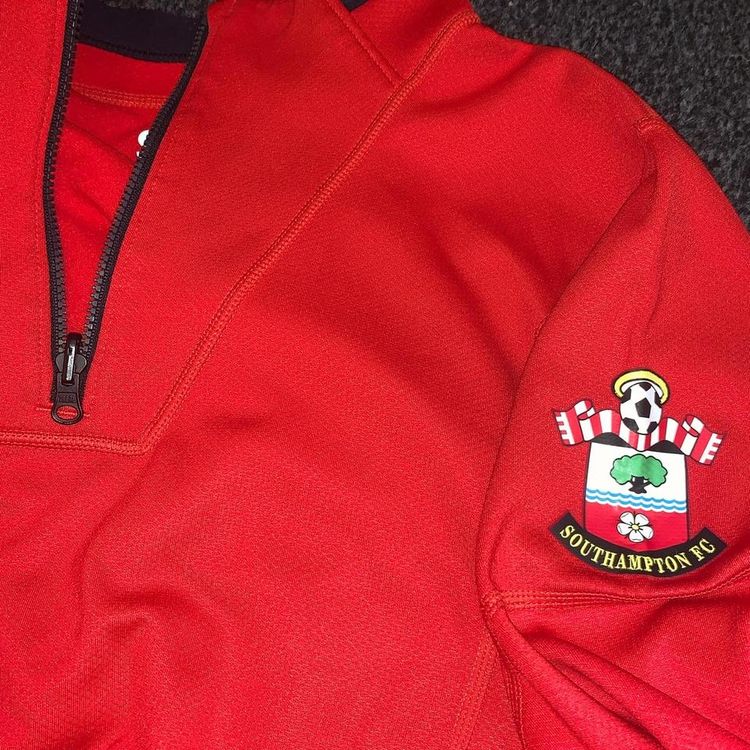 Southampton 2020/21 Under Armour Football Training Quarter Zipper image 2