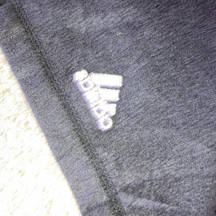 Adidas black and pink scarf with fully embroidered spellout logo on front 4