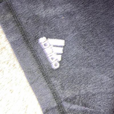 Adidas black and pink scarf with fully embroidered spellout logo on front 4