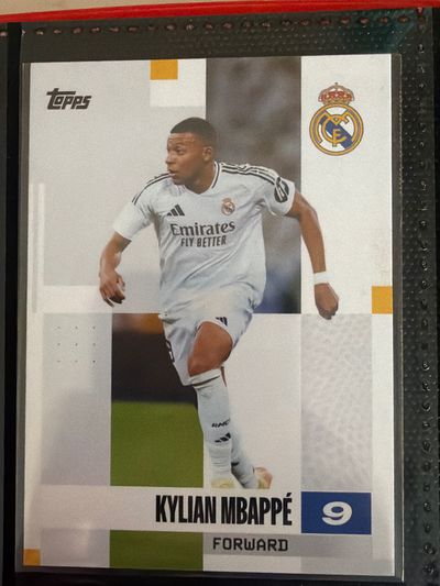 Topps Kylian Mbappé Football Trading Card