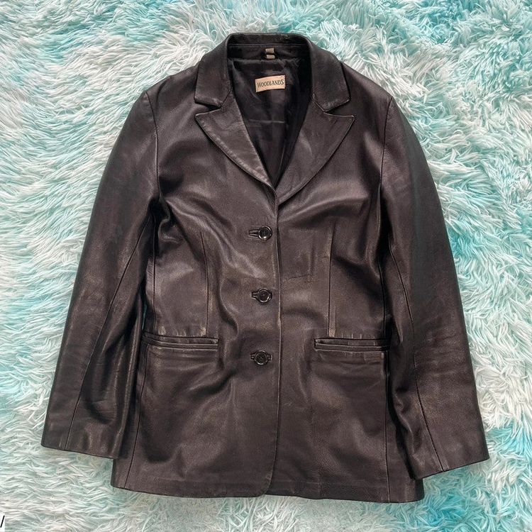 Other Vintage Y2K Black Leather jacket - Size 12 product image