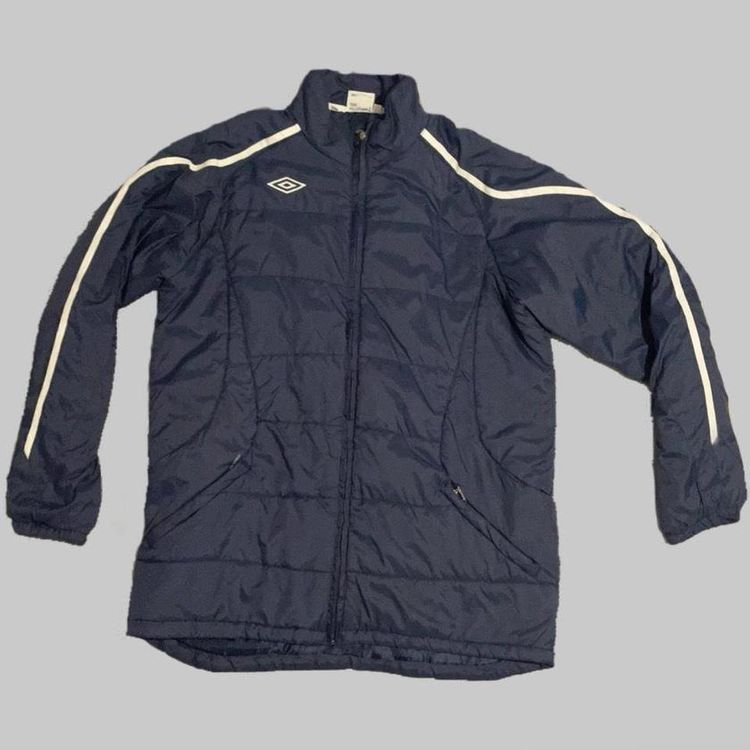 Vintage navy Umbro puffer parka jacket 1